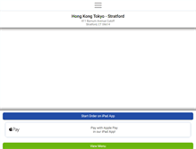 Tablet Screenshot of hongkongtokyostratford.com